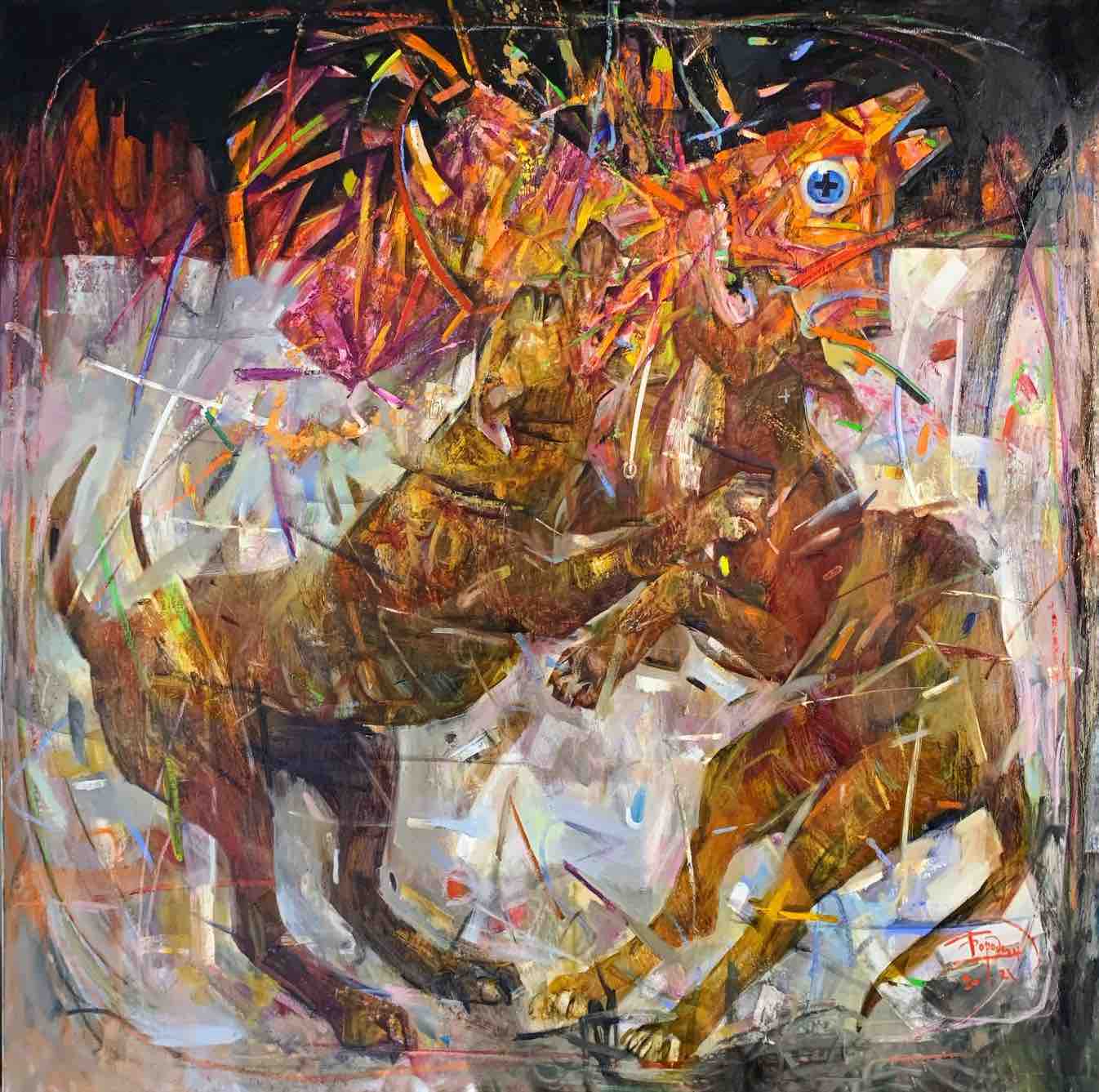 Pinata in the middle • Пиньята в центре